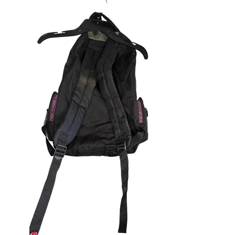 ProSport Backpack‎ Gray Purple Black Multi Pocket Sporty School Travel